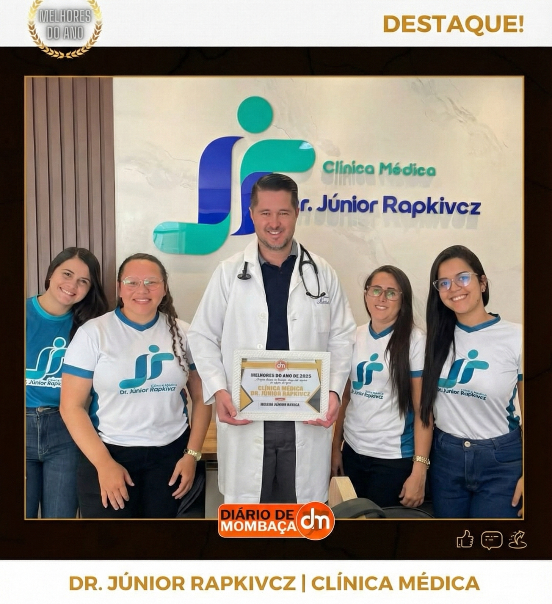 Estrutura moderna da Clínica